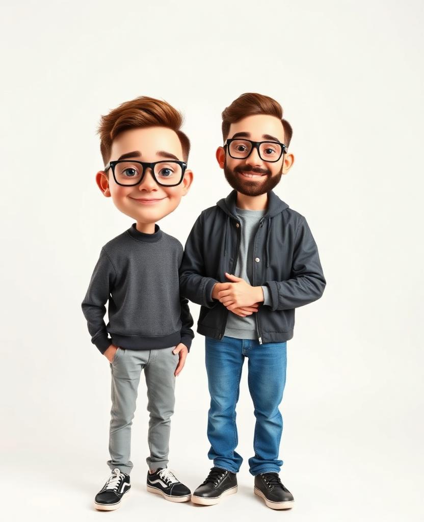 Exemplo do efeito Boneco cabeção 3D