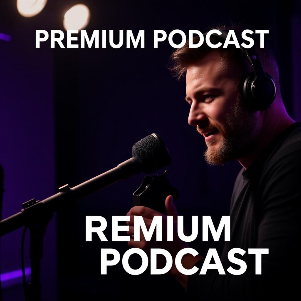 Exemplo do efeito Capa de podcast